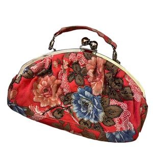 Floral Beaded Handbag